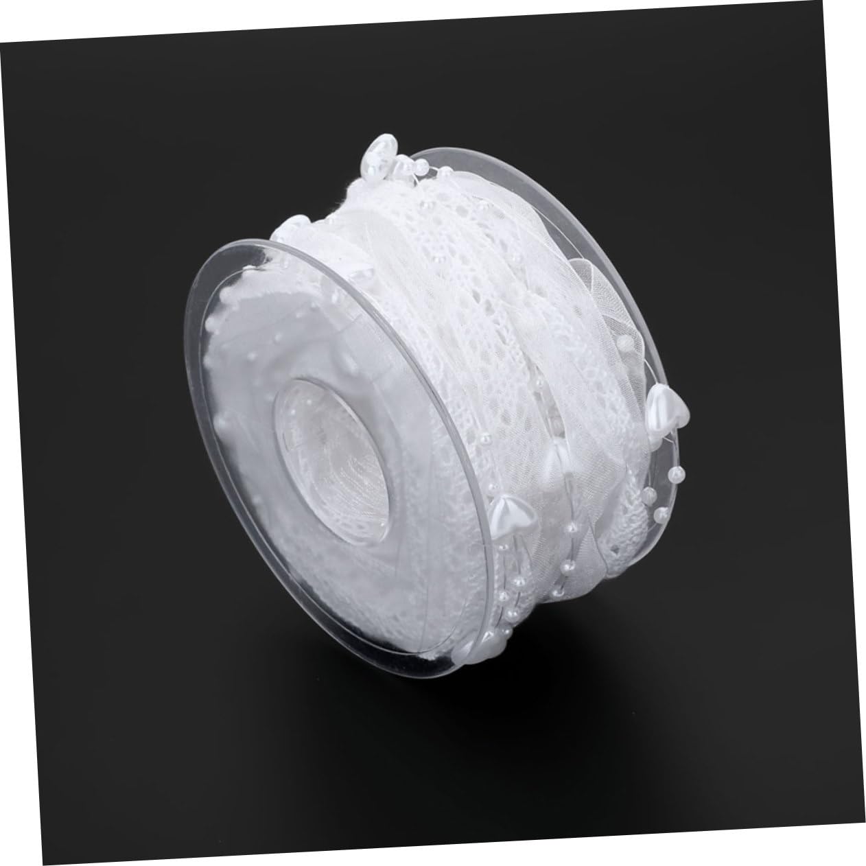 Abaodam 2 Cintas De Regalo Para Regalos Cinta De Regalo Con Purpurina Cinta De Encaje De Organza Adornos Cintas De Globos Costura De Cintas De Boda Cinta De Encaje Blanco Cinturón