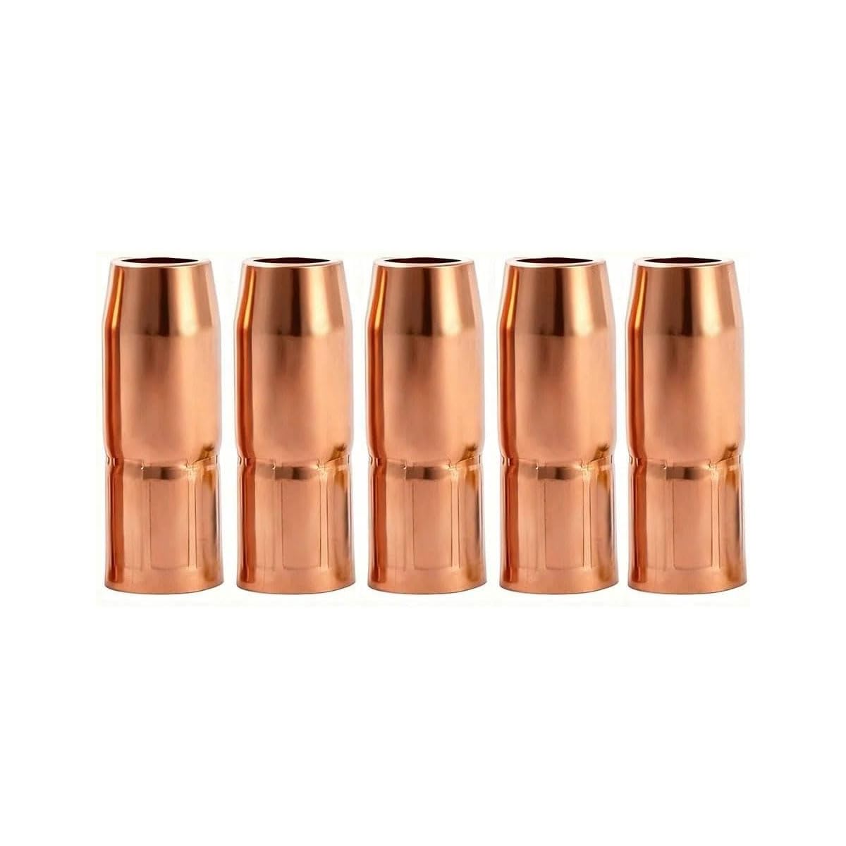 ミヤタ　ニードル　オートチェンジャー5 コッタレス 5PK Mig Gun Nozzle 169725 5/8“ 15.9mm Recess 1/8” for Miller