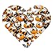 Produktbild DEKOWEAR® Bienen selbstklebend Klebepunkt Silvester Party Biene Partydeko dekorieren Holz Streudeko Glücksbiene Deko Scrapbooking Sticker Glücksbringer Aufkleber Gelb 100 Stück