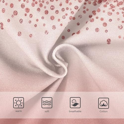 Rose Gold Underwear for Girls, Toddler Panties, Girls Cotton Underwear, 2–8 Years3