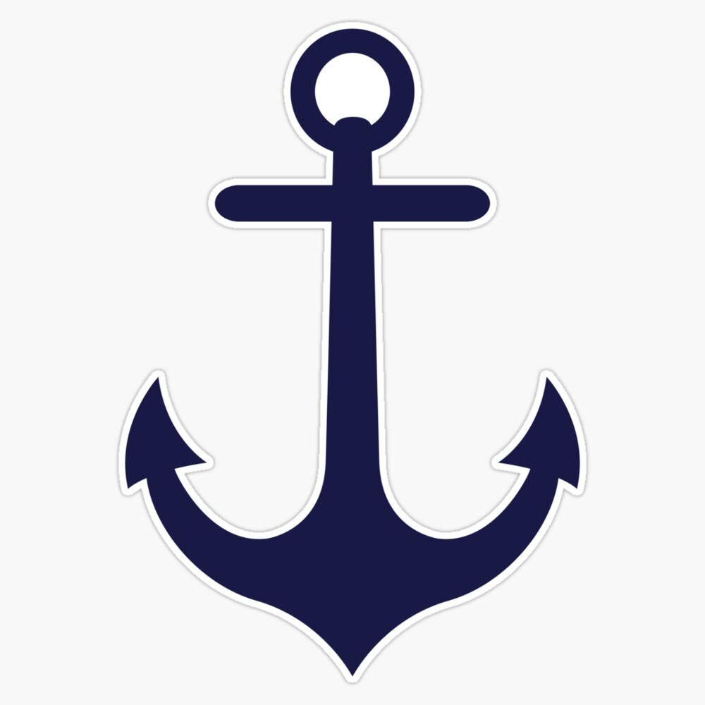Anchors Aweigh! Vinyl Waterproof Sticker Decal Car Laptop Wall Window Bumper Sticker 5"