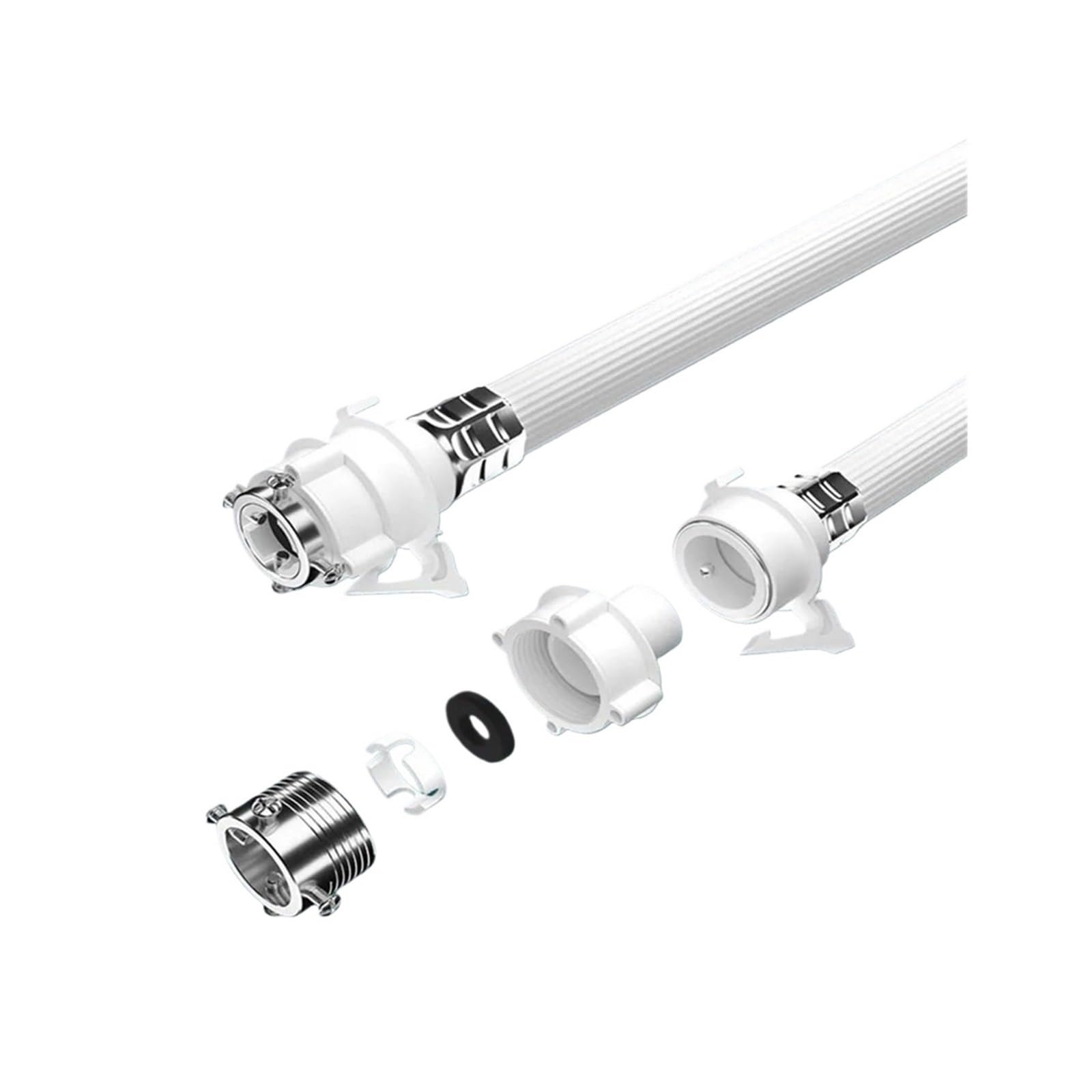 1Pcs Universal 25mm Interface Water Feed Fill Pipe, Inlet Hose for Dishwasher & Washing Mach(2M)