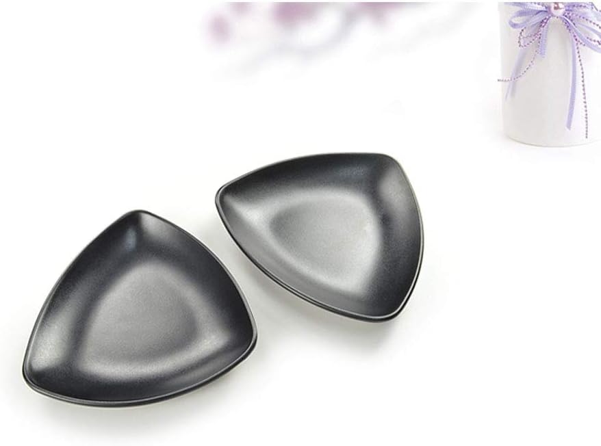 XinHuiGY Black Key Ring Dish Jewelry Tray Key Tray Organizer,Dresser Decor entryway Key Dish Decorative Trinket Dish Housewarming Gift (Triangle Big) - Image 5