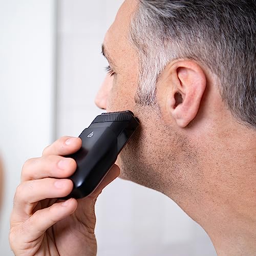 Manscaped 30-00150 ® The Handyman™ Compact Face Shaver – Portable Men’S Travel Facial Hair Groomer, Usb-C Rechargeable Electric Razor, Waterproof, Cordless, Dual-Action Skinsafe® Long-Hair Leveler & Foil Blades thumb #7