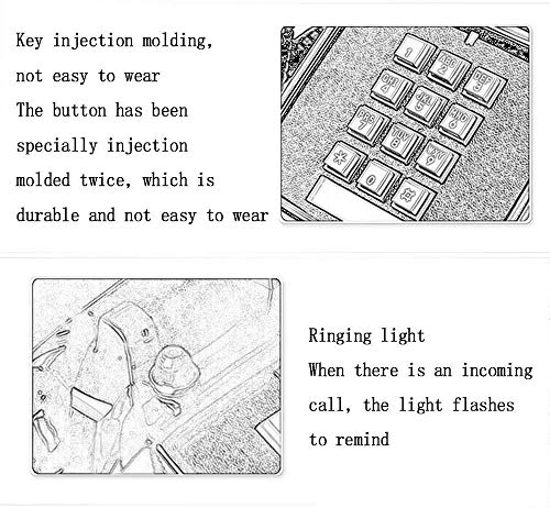 Téléphone fixe ancien filaire blanc doté de la recomposition du numéro