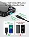 EAFU Portable Charger, Compact 10000mAh USB C Power Bank, Triple 3A High-Speed External Battery Pack with Flashlight for iPhone 15 14 13 12 11 X Pro 8 Plus Samsung S20 S10 Note20 Google iPad Tablet