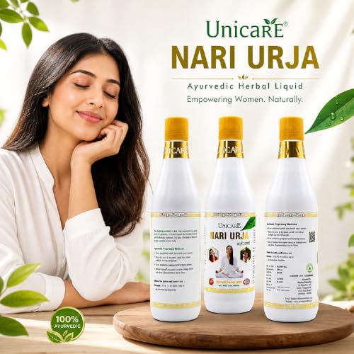 Image of Unicare Remedies Nari Urja Ayurvedic Herbal Tonic for Women | Supports Hormonal Balance, Menstrual Wellness, Energy & Immunity | Women's Health Supplement | Aids Digestion & Metabolism | 100% Natural Herbal Liquid