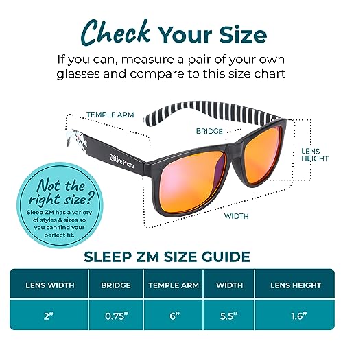 Image of Sleep ZM Blue Light Blocking & Light Sensitivity Glasses - 14 Lens Types for Comfort, Relaxation, Sleep & Relief