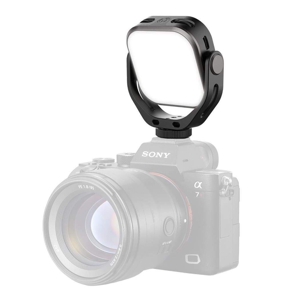 Ulanzi Vijim VL66 - Mini lámpara LED Bicolor giratoria para Smartphone y cámara con Temperatura de Color Ajustable 2500-6500 K y batería de 2000 mAh, USB-C, luz Suave, iluminación de vídeo