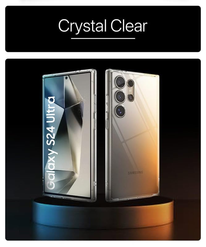 Image of Case Creation Brand - Mobile Cover for Samsung Galaxy S24 Ultra (Soft & Flexible Back Case), Transparent