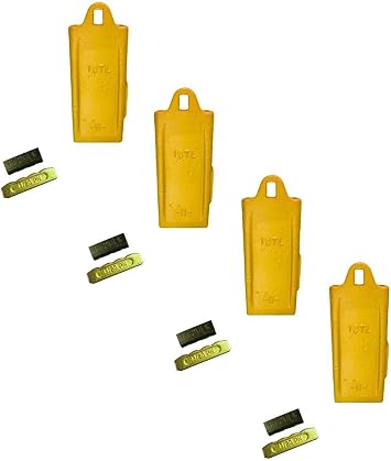 4 - fits Style 18 Series Mini Excavator/Backhoe Bucket Dirt Tooth w/Pin Kit