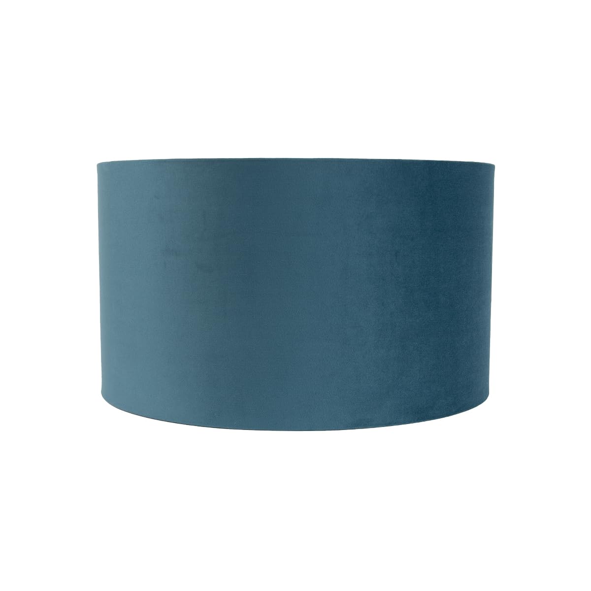 QAZQA cilinder velours - Paralume Classico - luce - Ø 350 mm - Blu -