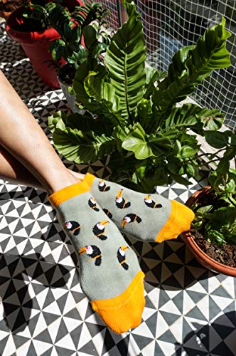 Image of Mint & Oak Low Cut Ankle Women Socks, Christmas Gift Quirky Socks For Friends, Cute Funky Socks, Christmas Secret Santa Gifts For Women