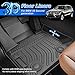 Cartist Compatible with Floor Mats BMW X3 F25 2011-2017 All Weather Floor Mat Carpet Protection TPE Odorless Heavy Duty Floor Liners