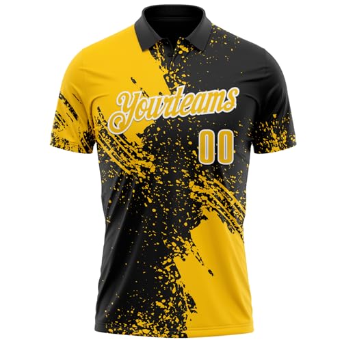 Custom Fade Polo Bowling Shirts Jerseys Men Women Youth Personalized Printed Golf Tennis T-Shirts Customize Sports Uniform2