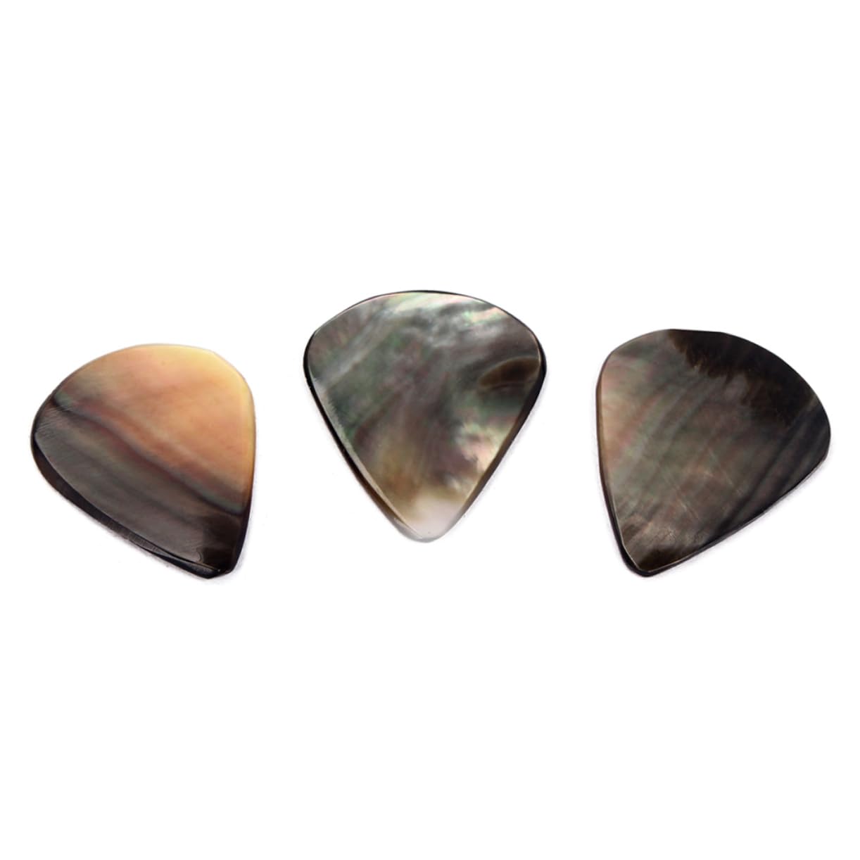 ibasenice 9piezas Púas De Guitarra De Concha Natural Tones Selección De Púas Para Guitarras Ukeleles y Sonido Auténtico y