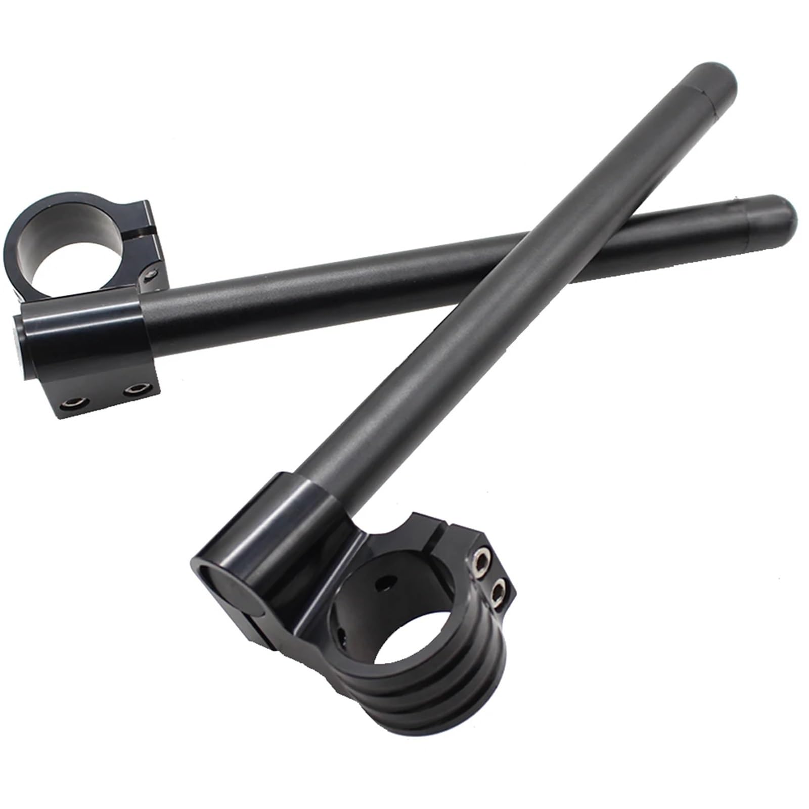 Moto Manubrio Riser Manubrio Riser Moto In Alluminio CNC Clip-on Manubrio Forcella Clip Manubrio Moto Manubrio Universale Da 7/8 "22mm Riser Manubrio Moto (Colore : Black Part)