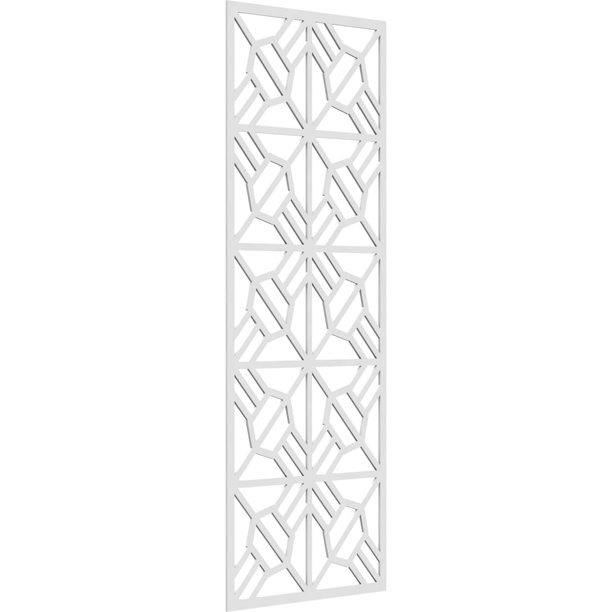 33 3/8"W x 84 3/8"H x 3/8"T Auburn Decorative Fretwork Wall Panels in Architectural Grade PVC