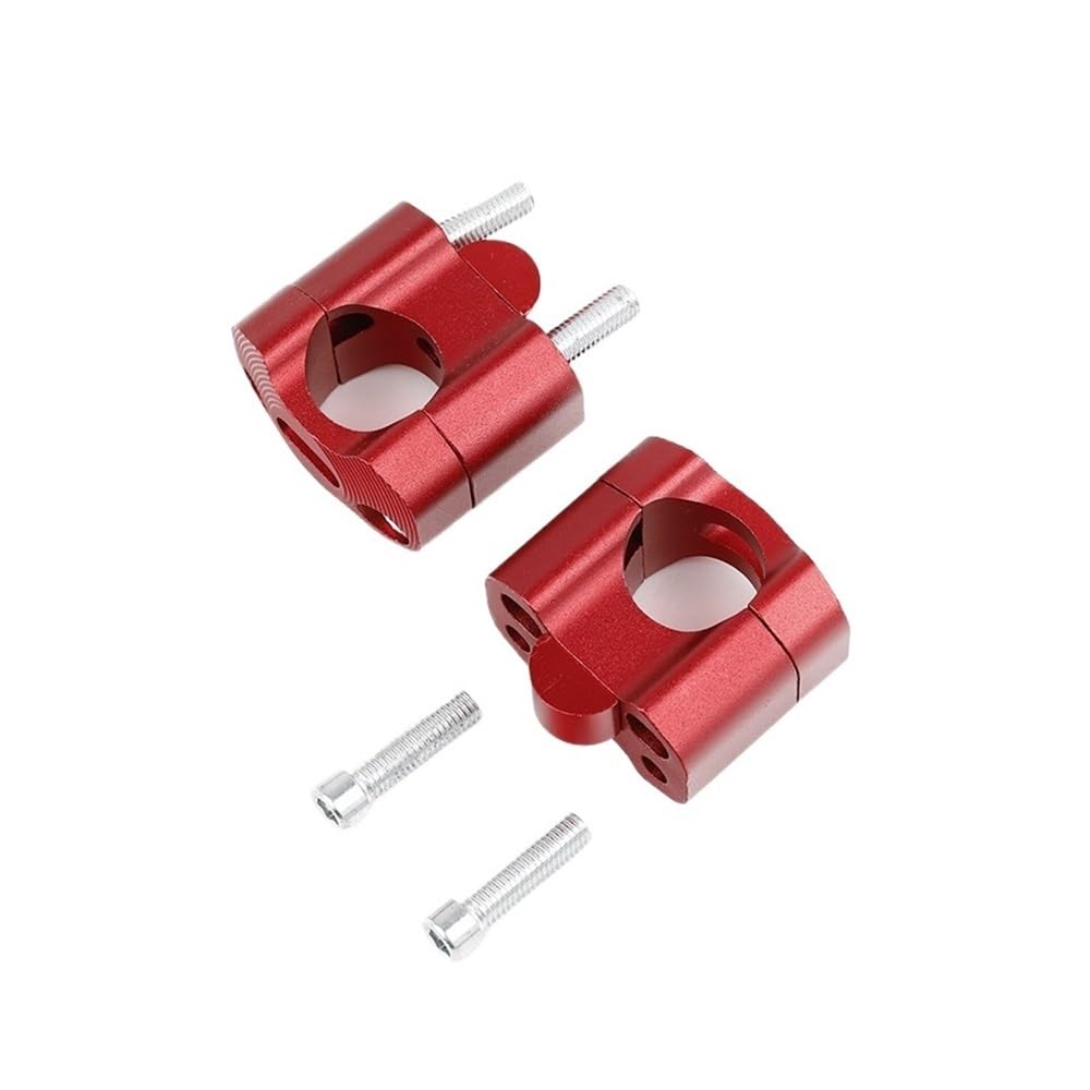 Moto Pinces Montage Guidon 1 Paire De Colliers Serrage pour Guidon Moto Tout-Terrain 22 Mm Et 28, Adaptateur pour Rehausseurs 7/8" 1-1/8"