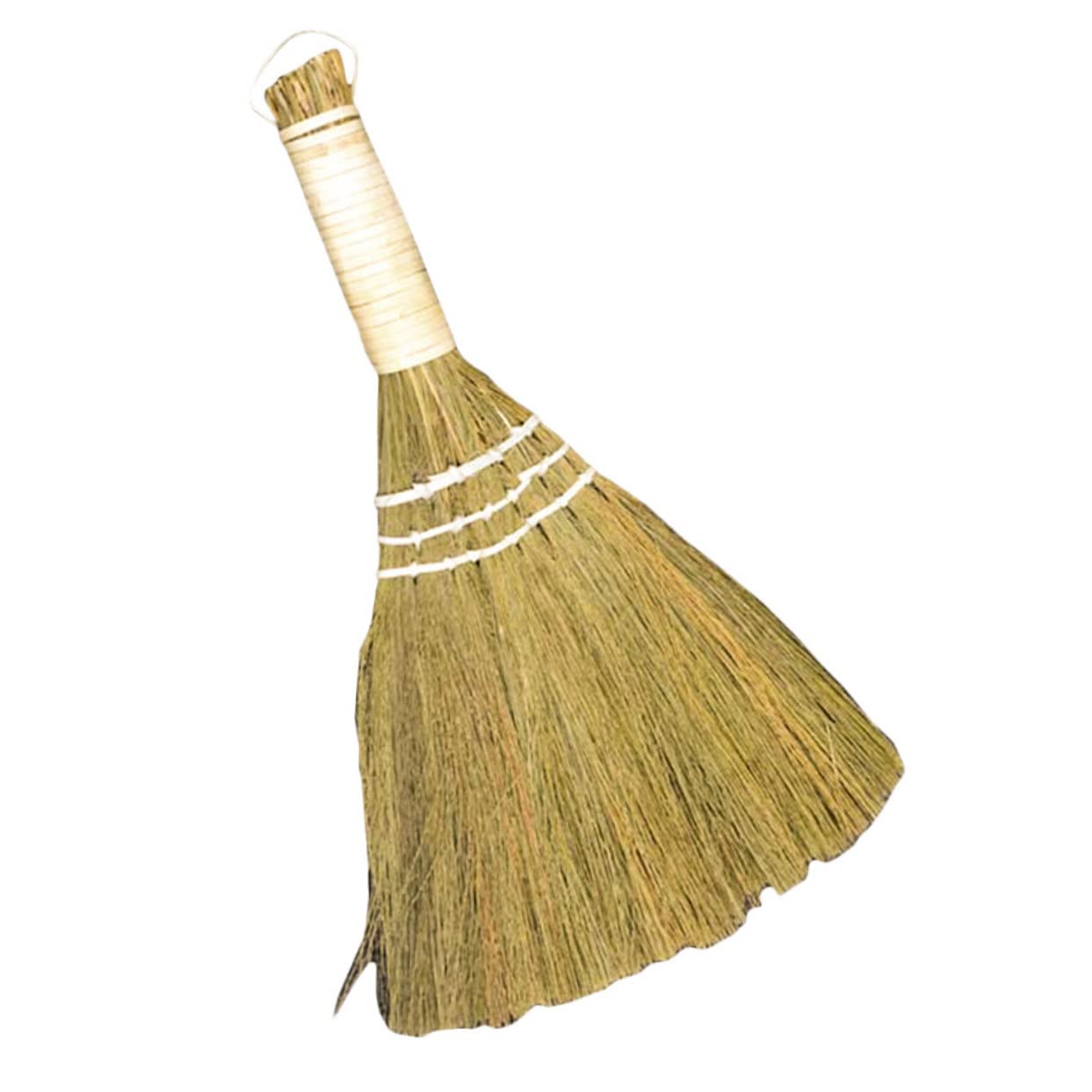 HEALEEP Desktop Broom Portable Short Handle Cleaning Broom with Natural Bristles for Efficient Tabletop for Home and Office Use