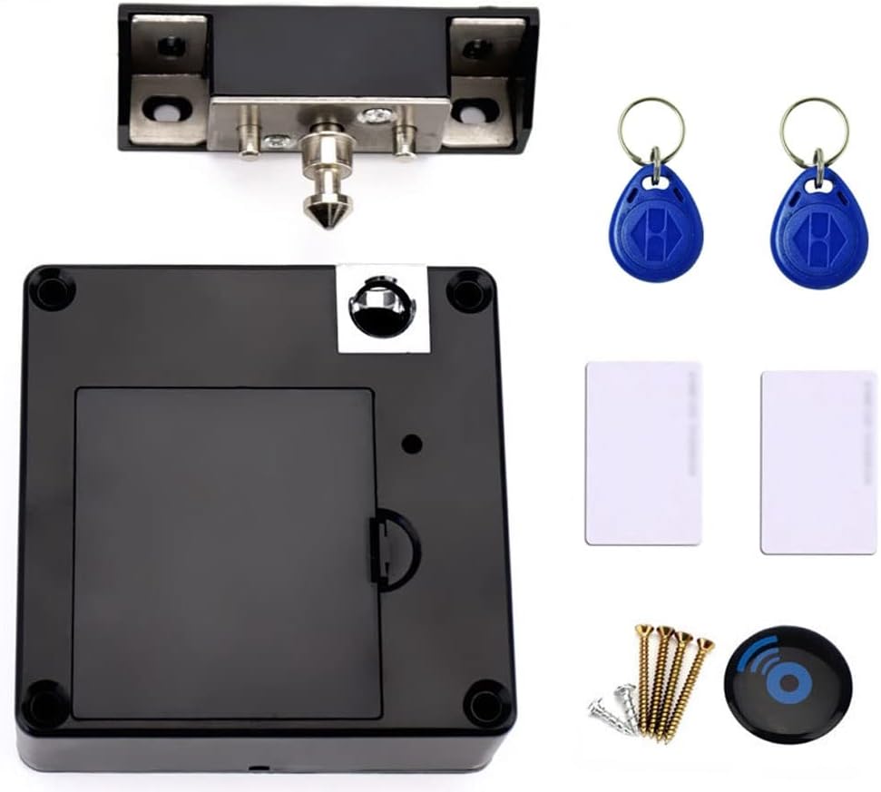 Invisible Electric Lock 13.56M IC Card Cabinet Keyless Smart Wooden Drawer Hidden Digits