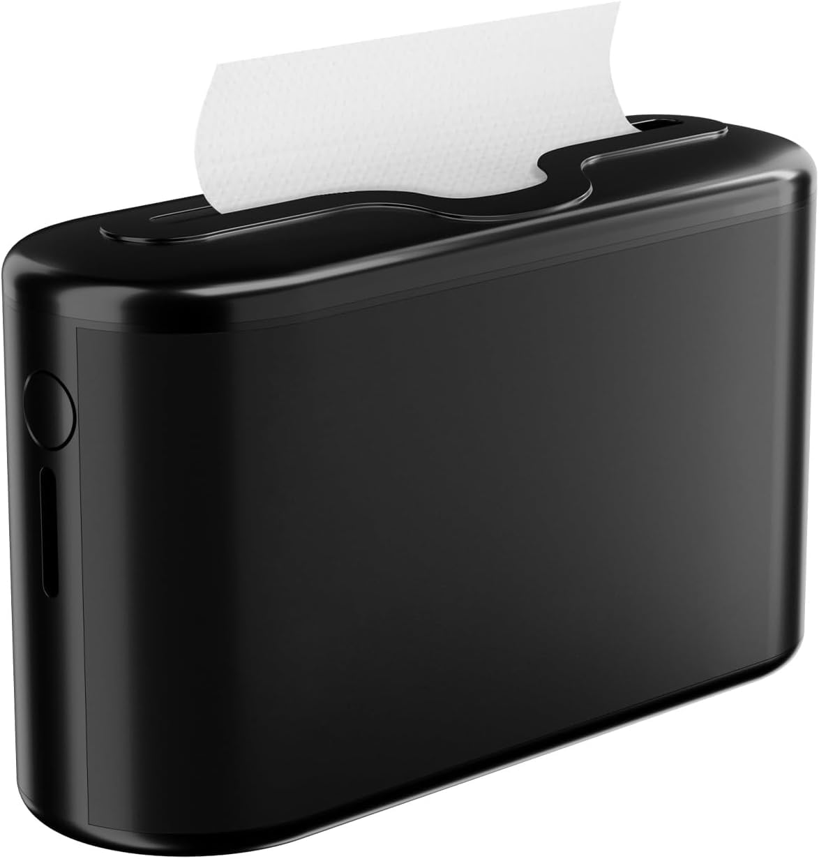 Dispensador de toallas de papel, dispensador de toallas de mano multipliegue, dispensador de servilletas comercial con ventana visible, soporte inferior antideslizante para toallas de papel para el