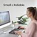 Perixx PERIDUO-712B Wireless Mini Keyboard and Mouse Set, Black, US English Layout