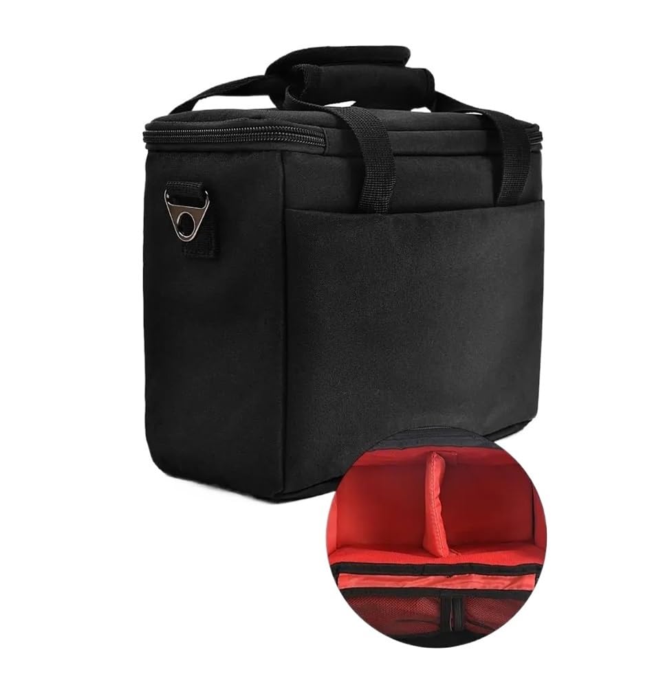 Borsa for fotocamera a tracolla alla moda Custodia for impermeabile Borse for foto adatte for Nikon for Canon for e obiettivo DSLR Sony(Light Grey)