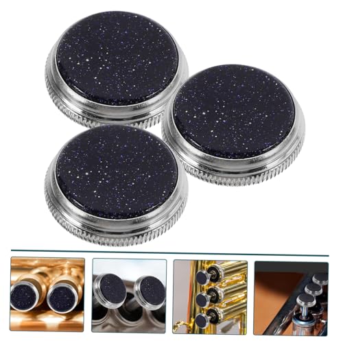 SUPVOX 3 Stück Trompetenventilknöpfe aus Langlebigem Material Ersatz für Beschädigte Trompetenknöpfe Leicht und Kompakt für Unterwegs Geeignet für Trompetenreparatur und