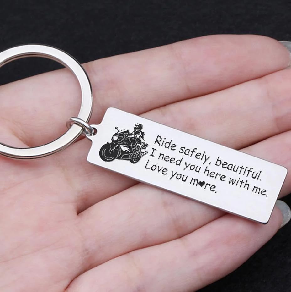 Sushirama Keys Ride Safely Beautiful, I Need You Here With Me, Personalized Gift for Her Best Friend Gift Birthday Gift Boyfriend Christmas Gift Valentine's day Gift� 1