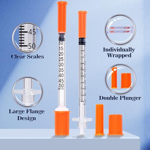 05ml 31g 516 inch 8mm syringe lab syringes individually wrapped pack of 25