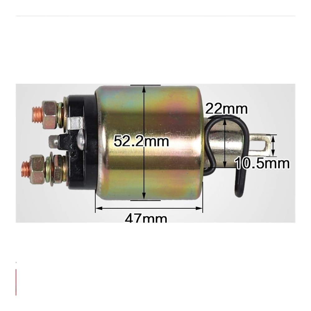 Motocicleta Arranque Relé Solenoide RELÉ SOLENOIDE DE ARRANQUE L100 12 V Para YANMAR L40 L48 L60 L70 L90 Para DIESEL ELÉCTRICO MAGNÉTICO Para INTERRUPTOR 2KW 3KW Para GENERADOR 7CN-H1940-01