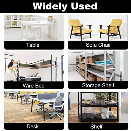 48Pcs Mixed Sizes Square Plastic Plugs, End Caps For Square Tubing Post, Black Square Tubing Inserts,Biscuits And Plugs, Easy Install Plug #TOP6