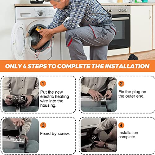 W11344457 Élément chauffant pour réparer le chauffage du sèche-linge - 6