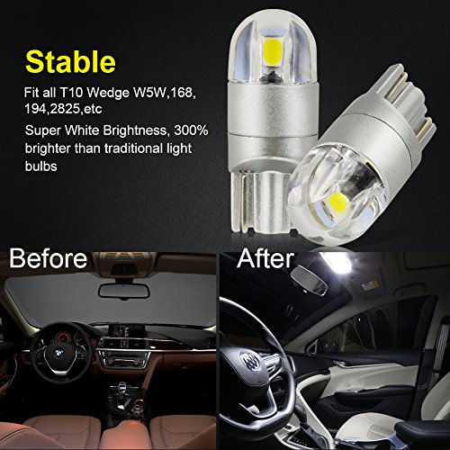 LncBoc T10 LED Auto Lampadina W5W LED luci