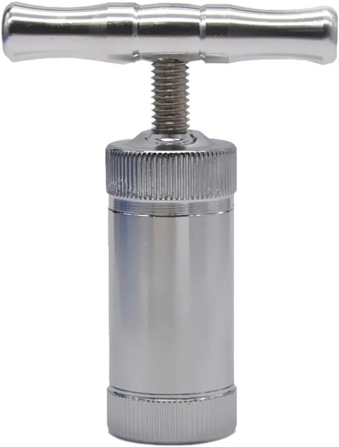 Tech-L Stainless Steel T Press Handle Tool Heavy Duty Durable 100% Premium Anodized Spice Pollen T Handle Pollen Press