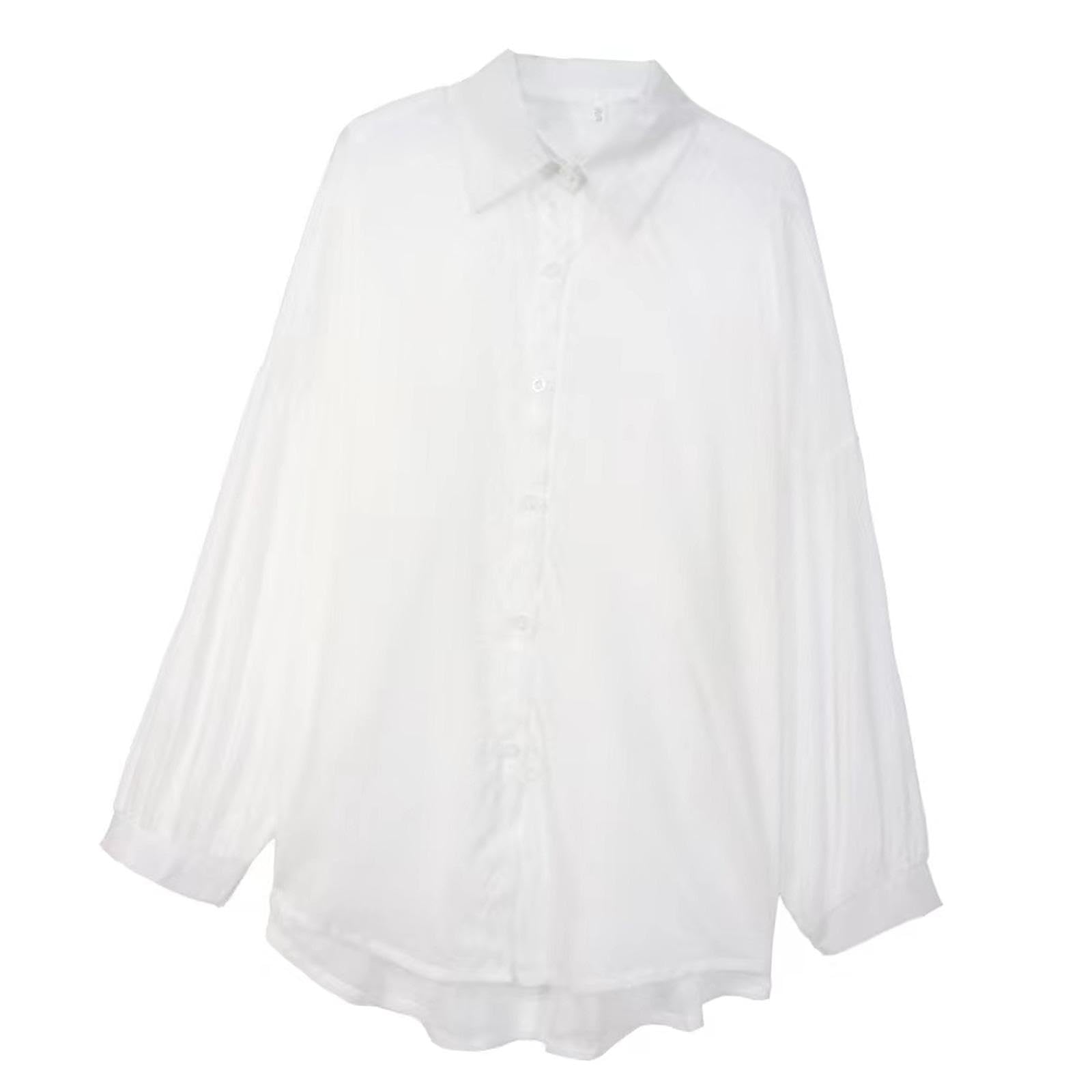 Sunscreen Cardigan Coat Trendy Sun Protection Clothes for Daily Party Ladies White |Clothing, Shoes & Accessories | Womens Clothing | Tops & Blouses-image-34