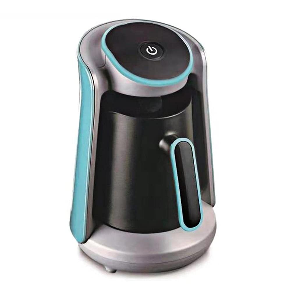 CUNTO GaRcan 600W Macchina per caffè automatica Cordless Caffettiera elettrica Moka Bollitore per caffè 220V Portatile (Blu)