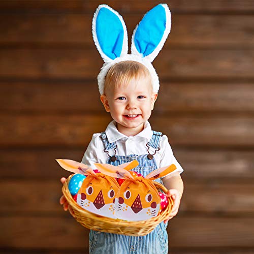 50 Unidades Saco De Embalagem De Orelha De Coelho Bolsa Transparente Saquinhos De Algodão Doce Feria