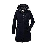 Killtec Donna Parka Con la Zipp Barer Cappuccio Kow 165 Wmn Prk Impermeabile