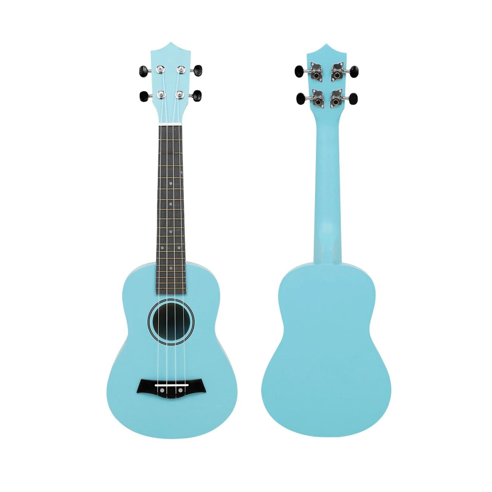 Ukulele 23calowe Ukulele Z Lipy Niebieskiej Tłumionej Gitary Ręcznie Polerowane Profesjonalne Wykonanie Koncertowe