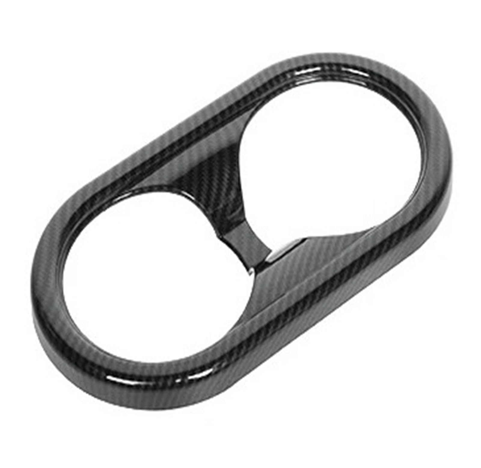 Interior Mouldings for Jeep for Wrangler JK 2007-2017 ABS Car Center Console Dashboard Decoration Cover Stickers Interior Accessories Car Accessory(Front Cup Holder B)