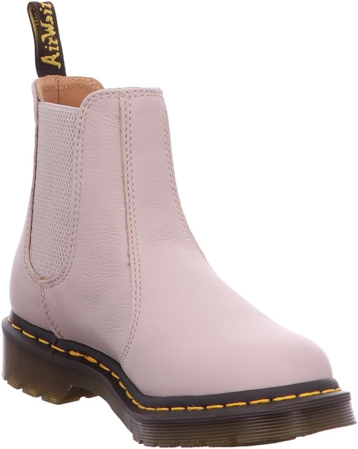 Dr. Martens Womens 2976 Virginia Leather Chelsea Boot, Vintage Taupe, 9 - Image 6