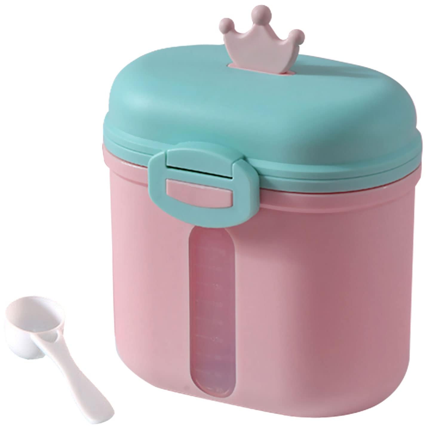 Caja de leche en polvo,Dispensador Leche en Polvo Bebé,Dispensador en polvo Bebé,Portátil Hermético para Leche en para Viaje,dispensador de En PolvoContenedor de para bebés