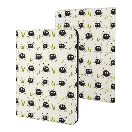 Coque iPad 10e génération 10,9 pouces avec rabat smart cover araignée