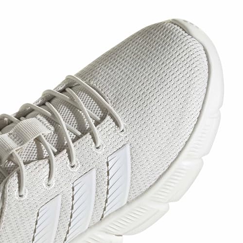 adidas Damen Cloudfoam Flex Elastic Laces Shoes, Chalk White/Core White/Matte Silver, 40 EU – Ansicht 5