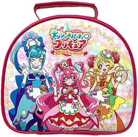 Amazon かわいいプリキュアで楽しくおでかけ ファスナーで大きく開く デリシャスパーティプリキュア バニティバッグ カバン 公式 グッズ 約23cm ピンク おもちゃ雑貨 おもちゃ