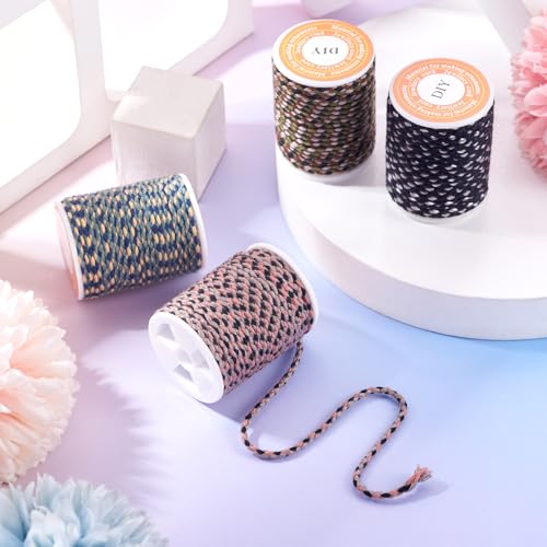 Cuerda trenzada de macramé Cheriswelry de alta calidad para costura y pulseras resistentes 7