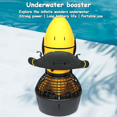 Underwater Sea Scooter for Adults - 500W Scuba Diving & Swimming Booster, Dual Speed Lead-Acid Battery Water Scooter for Lake, Ocean & Pool Exploration