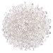 WAYBER White Transparent Rocks, 1 Lb/460g Turtle Tank Stone Pebble Crystal Sands for Aquarium Fish Landscape/Bonsai Succulent Plants Ornament/Bottom Decoration (Fill 1 Cup)